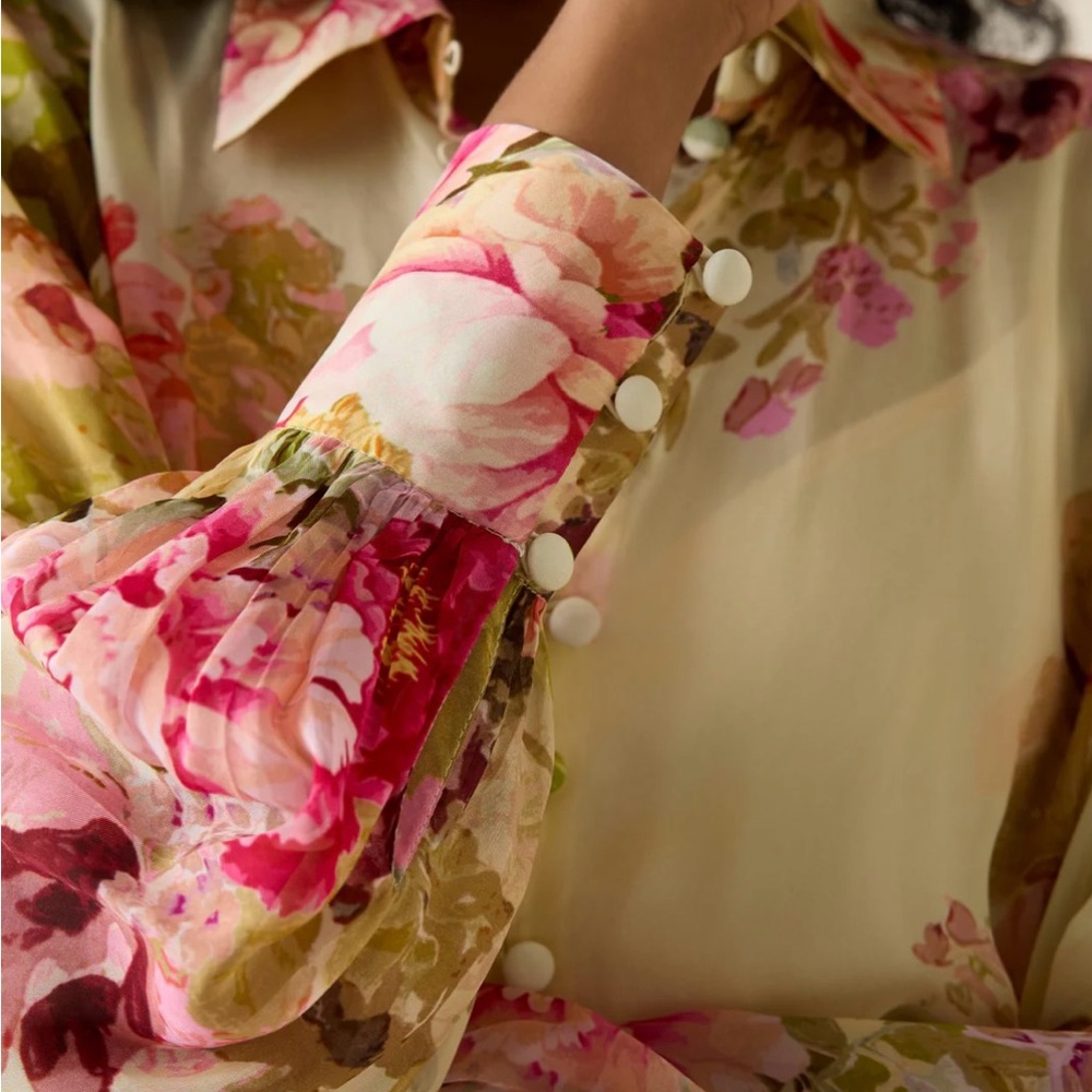 Hemant & Nandita Sama Floral Print blouse IN STORES NOW - Picture 2 of 10